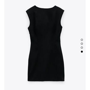 !!! ZARA FITTED BLACK MINI DRESS !!!
